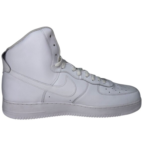Nike Mens Size 17 Air Force 1 High Triple White Sneakers Shoes CW2290-111 New main image 6